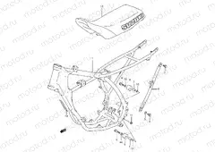 17B - FRAME - SEAT (MODEL P/R/S)