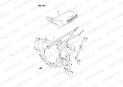 17B - FRAME - SEAT (MODEL P/R/S)