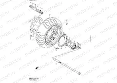 181 - REAR WHEEL (AN650AL1 E24)