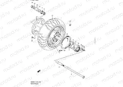 182 - REAR WHEEL (AN650AL1 E51)