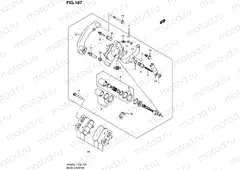187 - REAR CALIPER (AN650AL1 E51)
