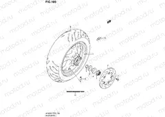 189 - REAR WHEEL (AN400L2 E02)