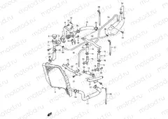 18A - RADIATOR HOSE (MODEL S/T/V/W)