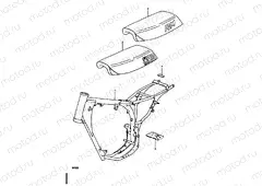 19 - FRAME - SEAT (RM50N, RM50T, RM50X)