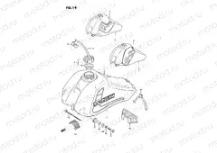 19 - FUEL TANK (MODEL F/G/H)