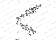 19 - SECONDARY DRIVE GEAR