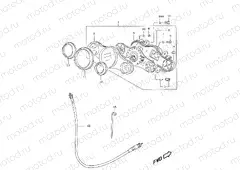 19 - SPEEDOMETER (MODEL V/W/X/Y)