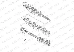 19 - TRANSMISSION (MODEL H/J/K/L,MODEL M E01,E39,MODEL N/P E01)