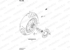 190 - REAR WHEEL (AN400L2 E19)