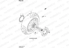 191 - REAR WHEEL (AN400AL2 E19)