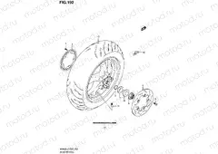 192 - REAR WHEEL (AN400AL2 E24)