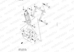 195 - REAR CUSHION LEVER (VL800L1 E03)