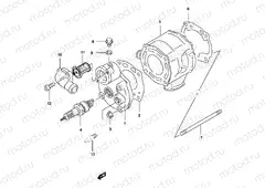 1A - CYLINDER (MODEL AY50W K3/K4)