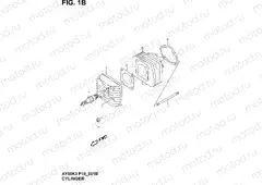 1B - CYLINDER (MODEL AY50 V/W/X/Y )