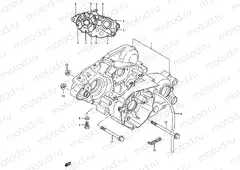 2 - CRANKCASE (MODEL G/H/J)