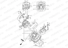 2 - CYLINDER HEAD (FRONT)