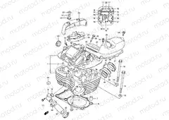 2 - CYLINDER HEAD (REAR)