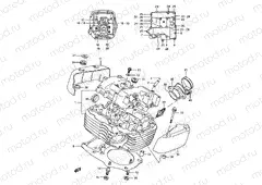 2 - CYLINDER HEAD (REAR)