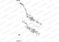 20 - KICK STARTER (GS125UX/UY)