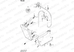 20 - RADIATOR HOSE (VL800UEL4 E19)
