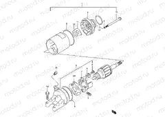 20 - STARTING MOTOR (MODEL W/X/Y)