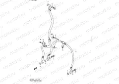201 - FRONT BRAKE HOSE (GSF650SL1 E21)