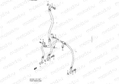 202 - FRONT BRAKE HOSE (GSF650SUL1 E21)