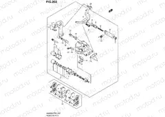 202 - REAR CALIPER (AN400ZAL2 E51)