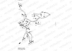 204 - FRONT BRAKE HOSE (GSF650SUAL1 E21)