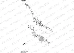 20A - KICK STARTER (GS125SUY,GS125SUK1 P91)