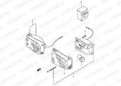 21 - FRONT TURNSIGNAL LAMP