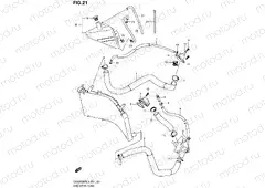 21 - RADIATOR HOSE