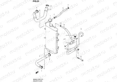 21 - RADIATOR HOSE (AN650L4 E19)