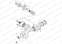 21 - SECONDARY DRIVE GEAR