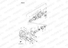 21 - SECONDARY DRIVE GEAR (MODEL M)