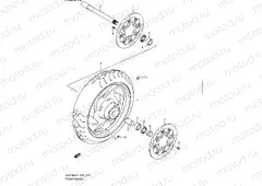 212 - FRONT WHEEL (VZR1800L1 E02)