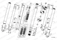 21A - FRONT FORK (1) » FRONT SUSPENSION