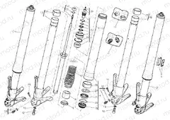21A - FRONT FORK » FRONT SUSPENSION