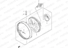 21A - HEADLAMP (MODEL K2/K3/K4/K5 E06,E24)