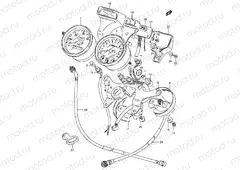 21A - SPEEDOMETER - TACHOMETER (GN125ER E73,P73)