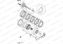 22 - CLUTCH (MODEL K6/K7/K8/K9)