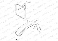 22 - FRONT FENDER