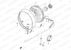 22 - HEADLAMP (MODEL T/W/X E22,E25,E34,E39,E54,E71)