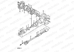 22 - PROPELLER SHAFT - FINAL DRIVE GEAR