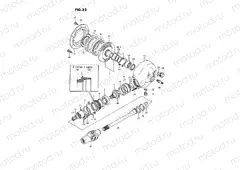 22 - PROPELLER SHAFT - FINAL DRIVE GEAR