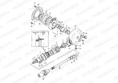 22 - PROPELLER SHAFT/FINAL DRIVE GEAR