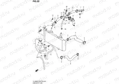22 - RADIATOR HOSE