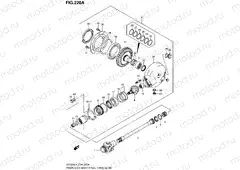 220A - PROPELLER SHAFT/FINAL DRIVE GEAR