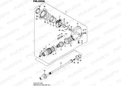 220A - PROPELLER SHAFT/FINAL DRIVE GEAR (VL800L5 E02)