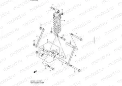 222 - REAR CUSHION LEVER